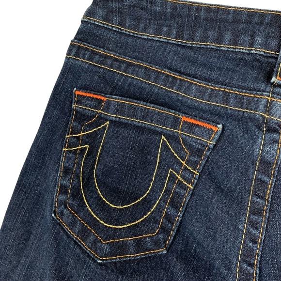 True Religion STELLA Jeans Size 27 Skinny‎ Low Rise Blue Denim (Actual 30x31) - Picture 3 of 15